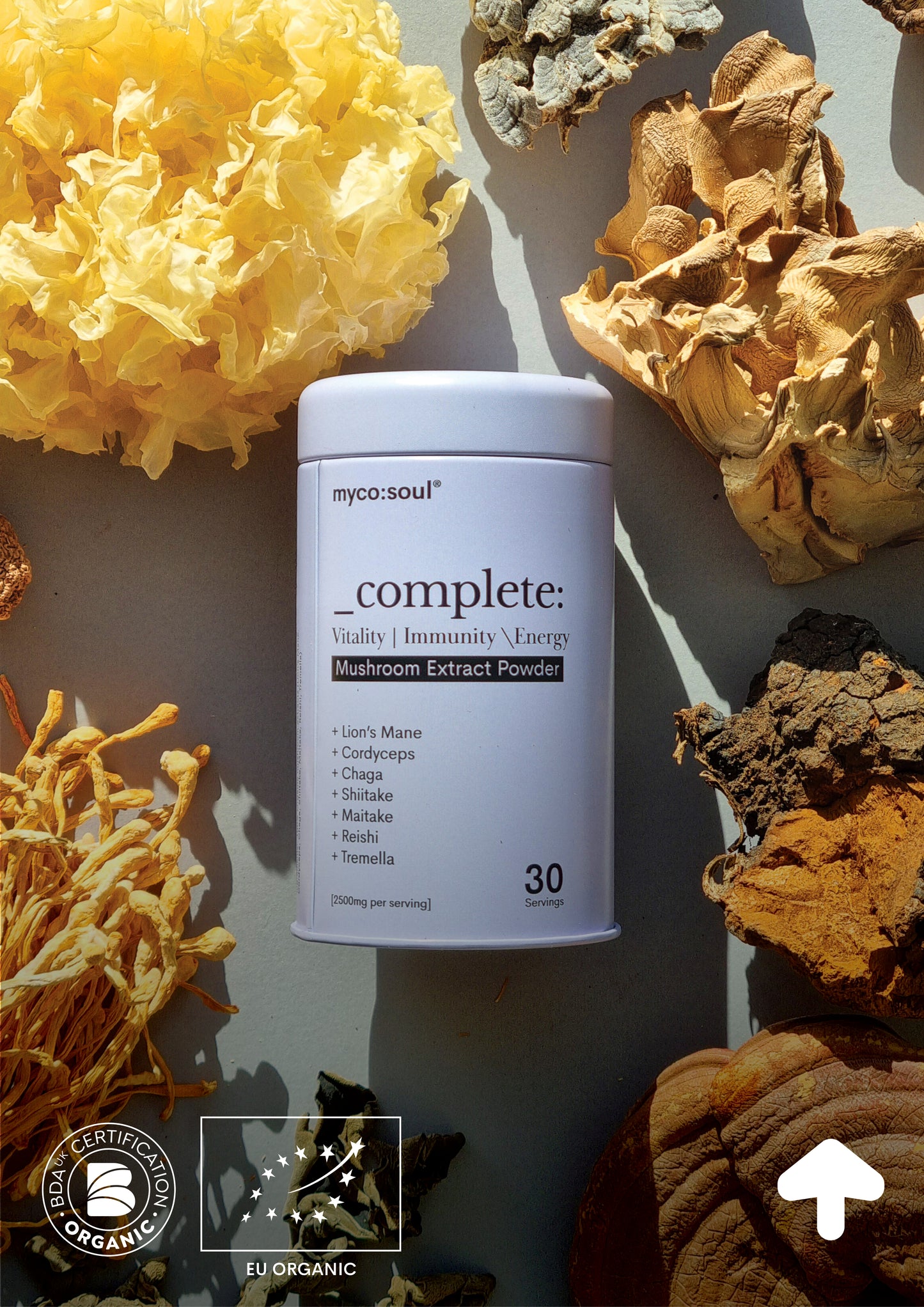 _complete: All-in-One - Organic Mushroom Extract Powder
