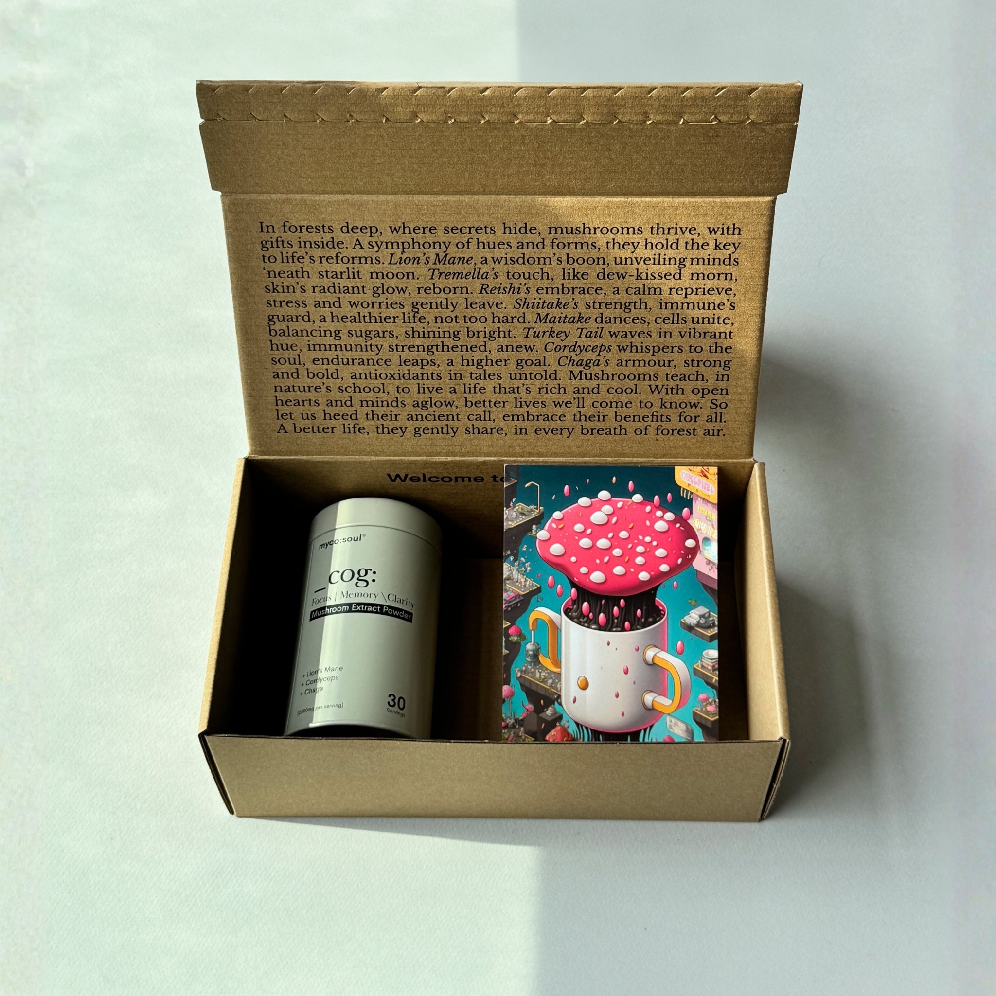 _cog: 3 Mushroom Extract Blend